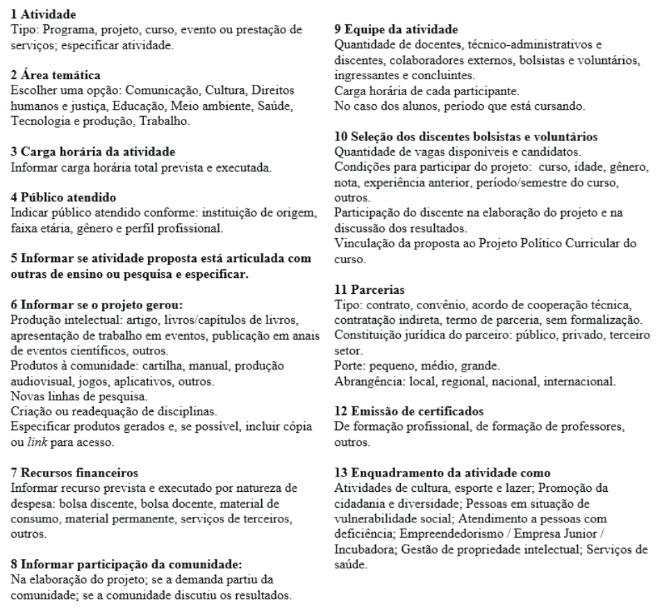 Figura 2: Formul�rio para o n�vel operacional