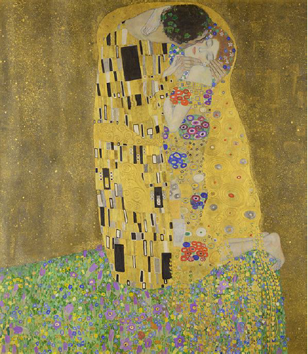 El beso, de Gustav Klimt (1907-08)