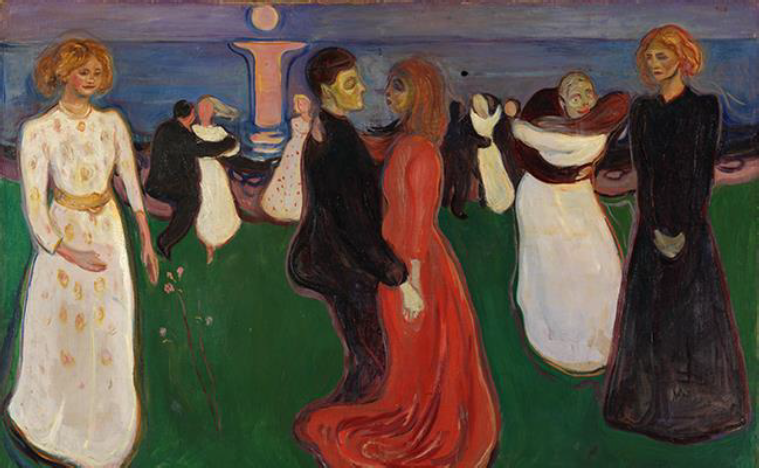 Tercer cuadro de conclusin. La danza de la vida (1899-1900), pintura de Edward Munch