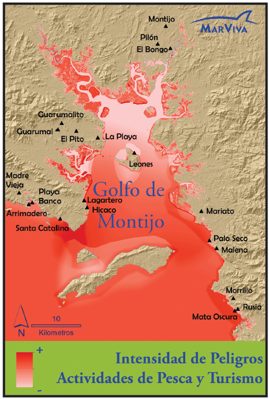 Distribuci&oacute;n e intensidad de peligros