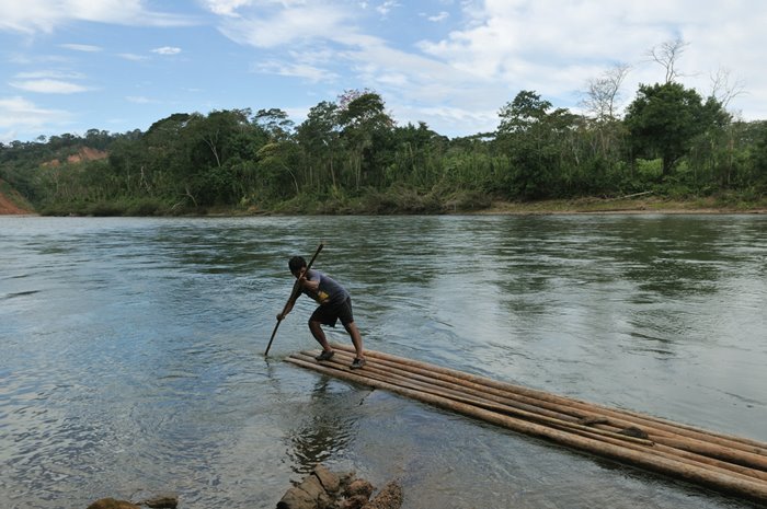 Tuichi y balsa de callapos
