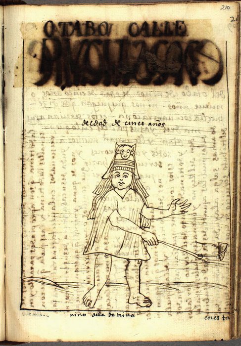Felipe Guam&aacute;n Poma de Ayala, El primer nueva Cor&oacute;nica y buen gobierno, fol. 208 [210]