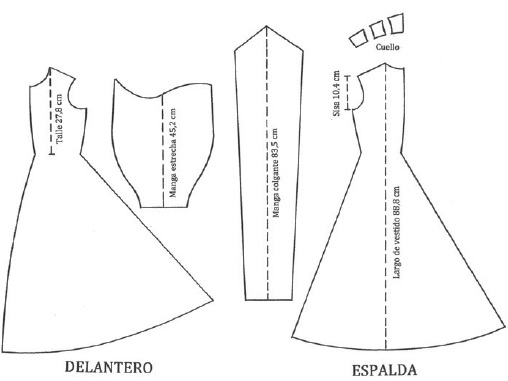 Patr&oacute;n de baquero infantil de terciopelo seg&uacute;n Francisco de la Rocha Burgu&eacute;n, 1618