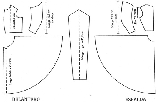 Patr&oacute;n de baquero infantil de raja seg&uacute;n Mart&iacute;n de And&uacute;jar, 1640
