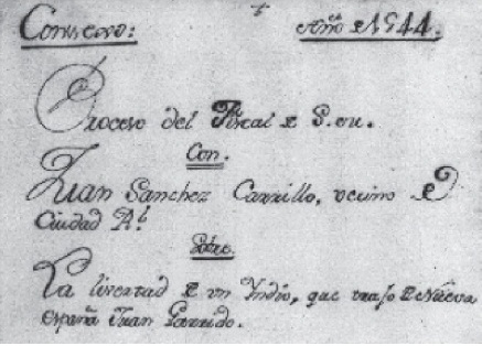 «Pleito fiscal: Juan Sánchez Carrillo. Declaración de Hernán Cortés en el proceso del fiscal con Juan Sánchez Carrillo sobre la libertad de un indio que trajo Juan Garrido, de Valladolid, del 18 de abril de 1544», Archivo General de Indias, Sevilla, Justicia, 1173, n. 5