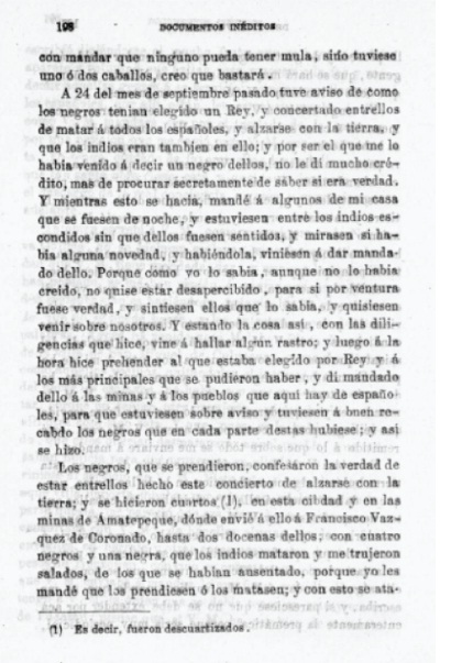 «Carta de don Antonio de Mendoza al emperador del 10 de diciembre de 1537», en Colección de documentos inéditos relativos al descubrimiento, conquista y colonización de las posesiones españolas en América y Oceanía…, vol. 2, p. 198