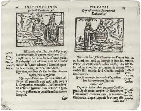 Canisio, Institutiones christianae pietatis, Beiierus, Antuerpiae, 1578, pp. 76-77.