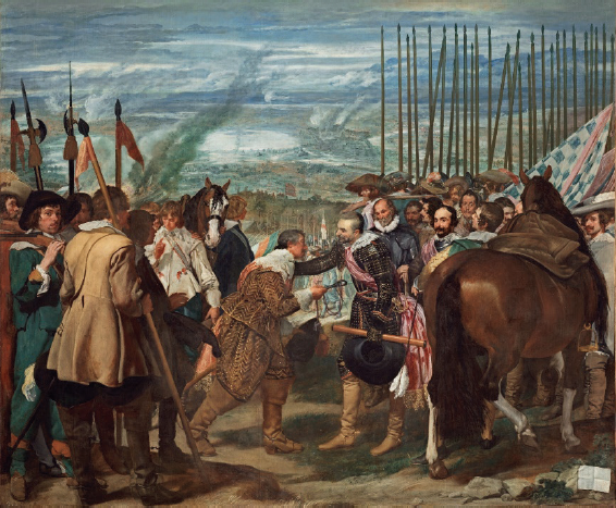 Diego Velázquez, Las lanzas o La rendición de Breda, 1635, Madrid, Museo del Prado