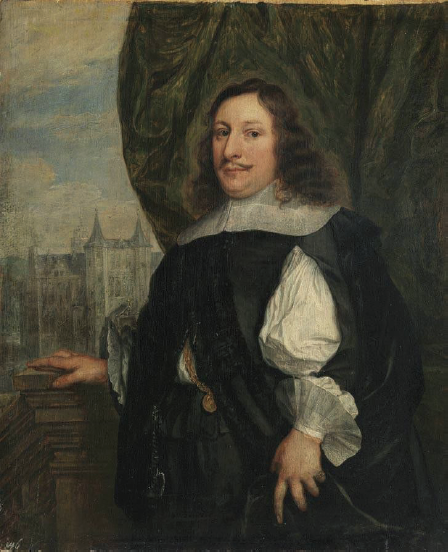 Retrato de David Teniers, el Joven, Pieter Thijs, 1659. Staatsgalerie im Neuen Schloss, Schleissheim