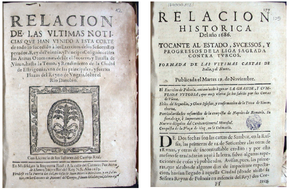 Portadas de dos relaciones polticas (CBDRS0000874 y CBDRS0004959)