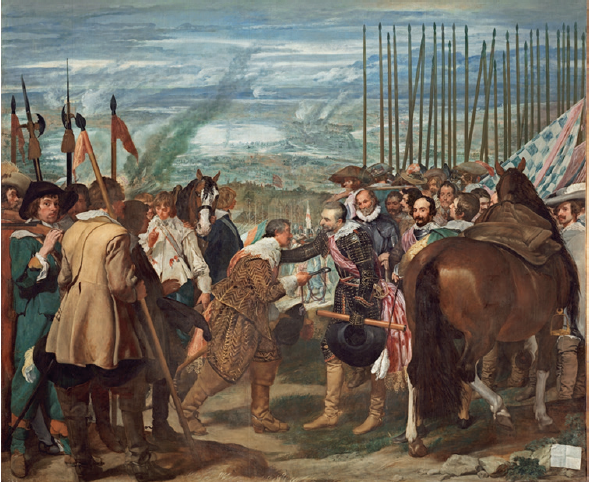 Diego Vel�zquez, Las lanzas o La rendici�n de Breda, Museo del Prado, Madrid