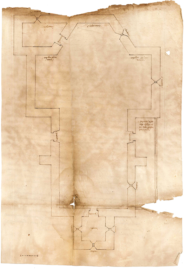 Proyecto para la construcci�n de la iglesia de Alegia, por Miguel de Altuna (1601)
