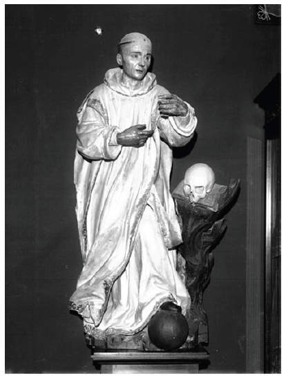 Pedro Duque Cornejo, San Bruno (parcialmente destruido), 1745-1746. Cazalla de la Sierra, iglesia parroquial. Foto: Fototeca del Laboratorio de Arte. Universidad de Sevilla