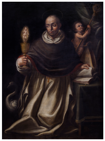 Pedro Duque Cornejo, San Hugo de Lincoln, 1741. Sevilla, Palacio arzobispal