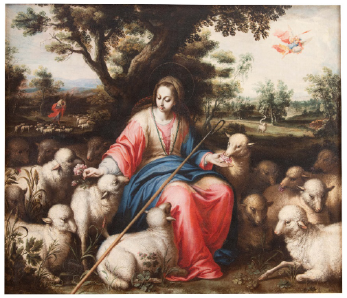 Divina Pastora, Bernardo Lorente Germ�n, colecci�n particular. � Subastas Alcal�