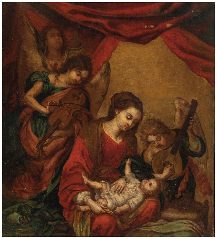  Virgen de la Faja, Bernardo Lorente Germ�n y taller, colecci�n particular.