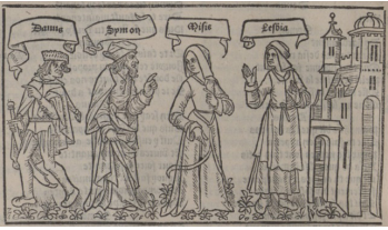 París, Antoine Vèrard, [1499-1503], fol. XXXv. © Bayerische Staatsbibliothek (2 Inc.s.a. 1116)
						