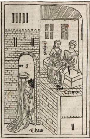 Ulm: Dinckmut, 1496, fol. i5v. © Universitäts- und Landesbibliothek Darmstadt (Inc III 10)
						