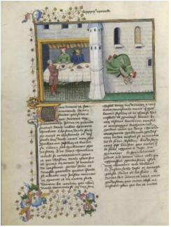 Boccaccio, traducción francesa del
Décaméron, BNF, Français 239
40