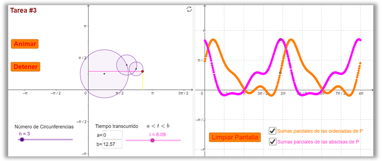 Figura 5. Segundo applet de la tarea 3 – parte II (puede consultarse en https://ggbm.at/Kwx2Mpcc).