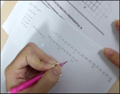 Desenvolvendo um padr�o para a sequ�ncia