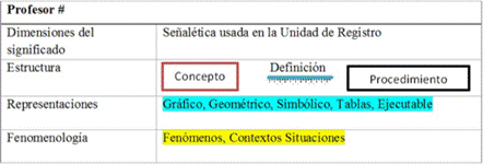 Se�al�tica de an�lisis para el registro de significados