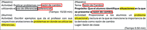 Actividades propuestas por el Profesor I (parte 1)