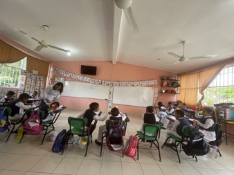 El aula de primaria baja