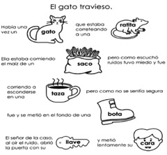 Cuento para practicar las palabras