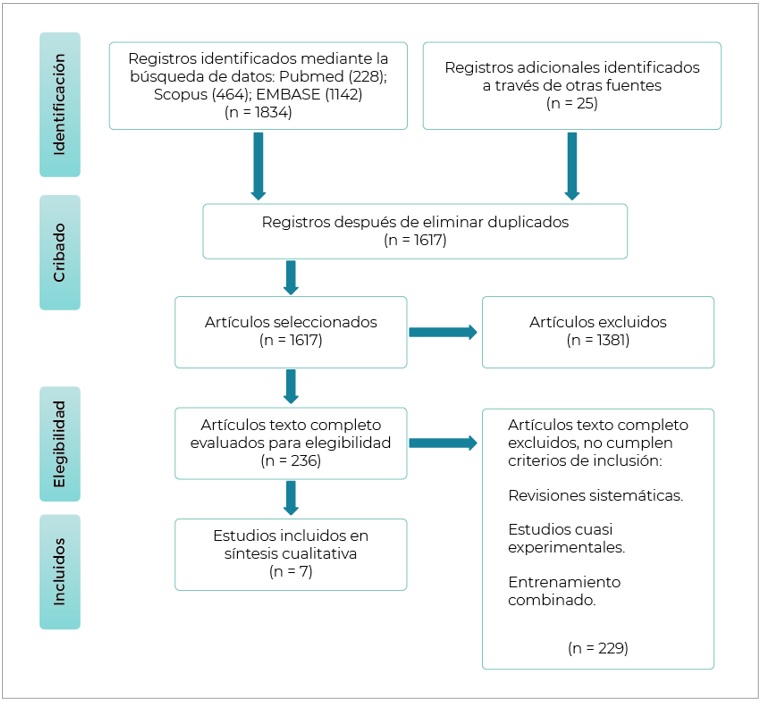 Diagrama de Flujo Búsqueda PRISMA