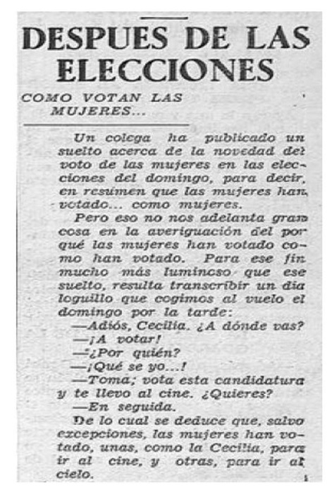 Artículo de prensa.