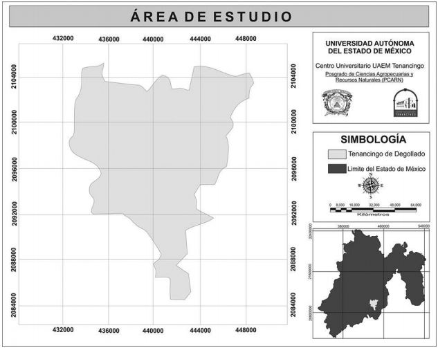Localización
de Tenancingo de Degollado, Estado de México.