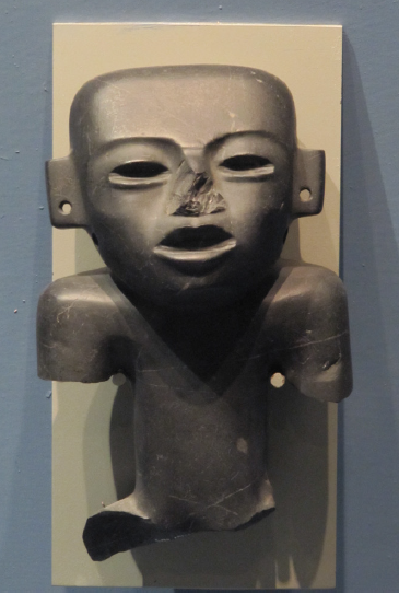 Escultura teotihuacana hallada en la Plataforma Norte, Monte Albn, Coleccin Museo de sitio, 2011. Foto: cortesa de Ivn Rivera Guzmn.
