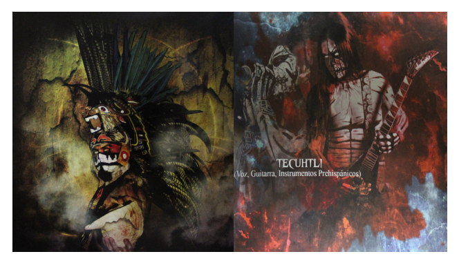 Guerreros portentosos que reafirman la transferencia simblica de la grandeza mexica. Artes recuperados de los discos In Ohtli Teoyohtica in Miquiztli (2019) y Ometiliztli (2009) de Cemican.