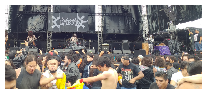 Cemican en vivo durante el festival Force Fest de 2018. Foto: Stephen Castillo.