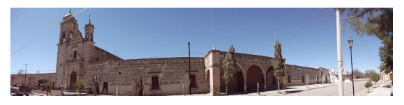 Vista panorámica del casco de la hacienda.