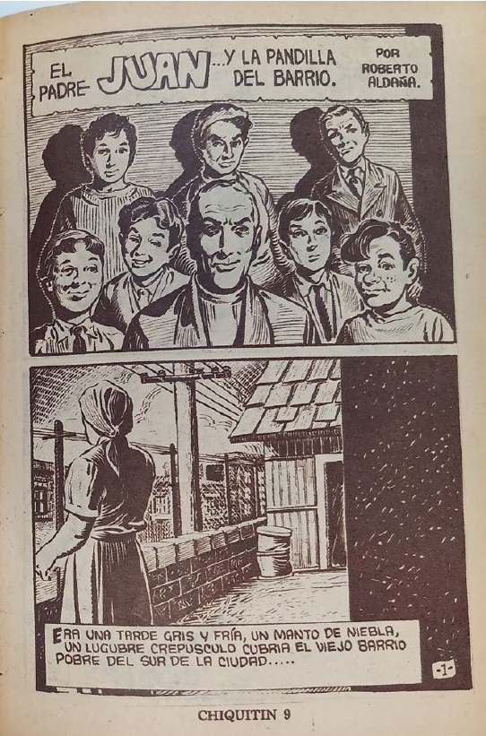 &ldquo;El padre Juan y la pandilla del barrio&rdquo;. 
							Chiquit&iacute;n, 314, 1951.
						