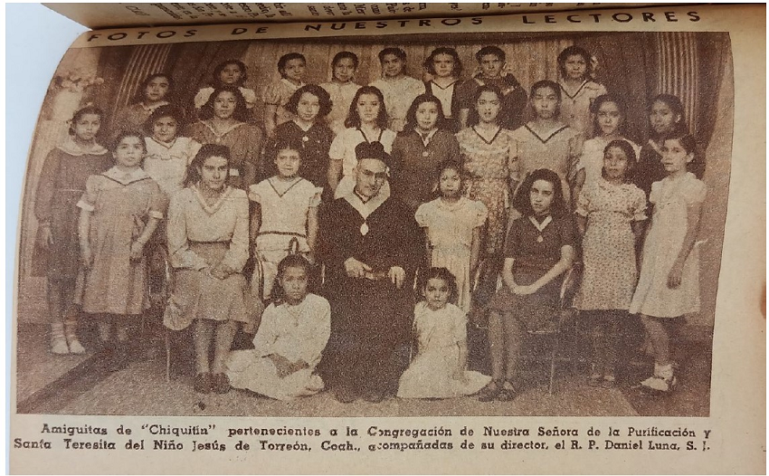 Secci&oacute;n &ldquo;Fotos de nuestros lectores&rdquo; en 
							Chiquit&iacute;n, 25, junio de 1945.
						