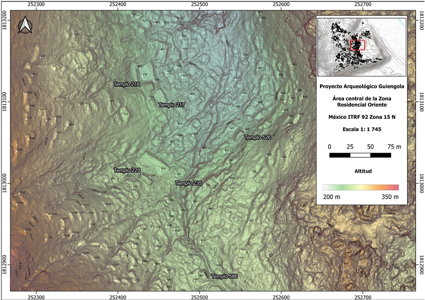 Área Central de la Zona Residencial Oriente.