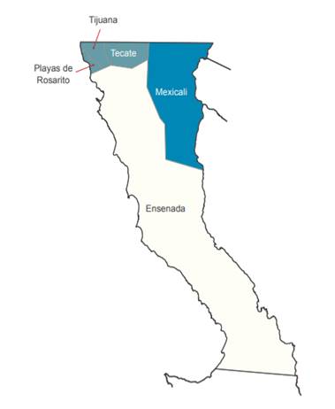 Muncipios de Baja California