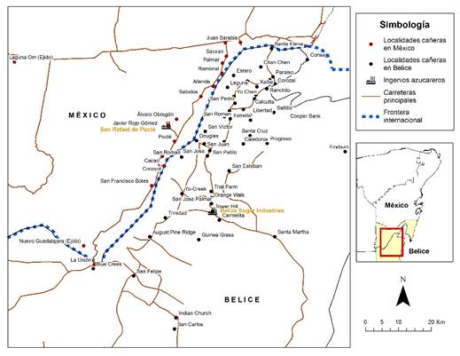 Región agroindustrial transfronteriza México-Belice