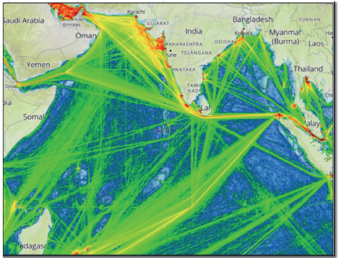 Maritime Sea Lanes of Communication in the Indian Ocean