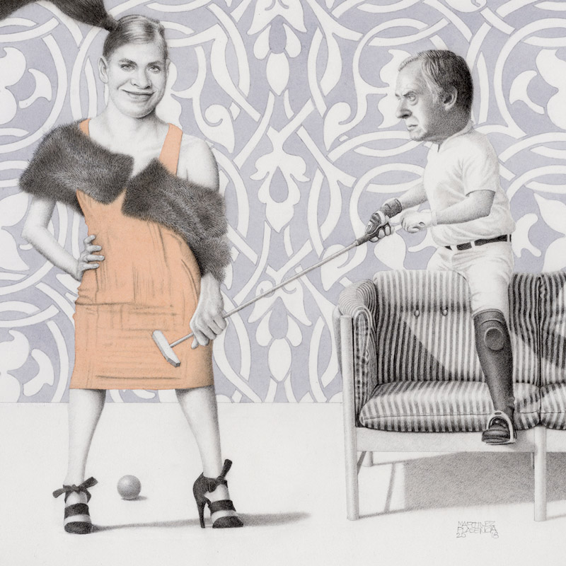 Ramiro Martínez Plasencia, Ciudad de México, 1963. Lápiz, tinta y acuarela s/papel, 2018.