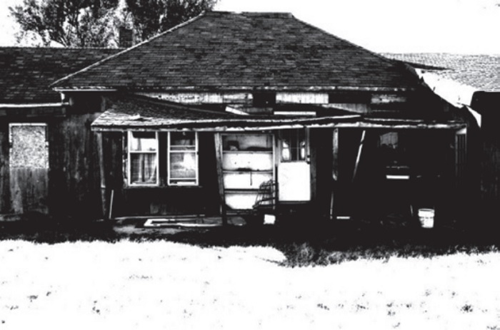 Ben Cook’s ranch (Henson´s house). Twelve Mile Point, Calumet.
