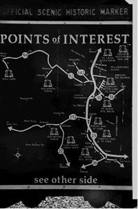 Touristic map on a rest
point near True or Consequences