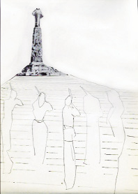 El recuerdo que me heredaron fue que había que fusilar al Sagrado corazón del centro de España.