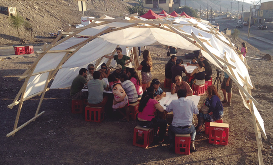 Dise&ntilde;o abierto Polimin&oacute; y citaci&oacute;n por parte de Ciudad Emergente en Antofagasta, Chile en el 2014.
		
		
			
