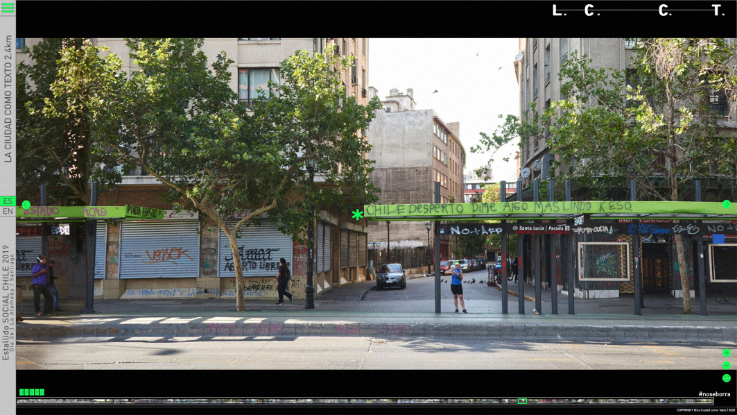 Recorrido web. La ciudad como texto (2019).