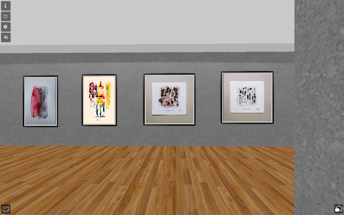 Exposición virtual “Entre visiones y afectos feministas” (2021).