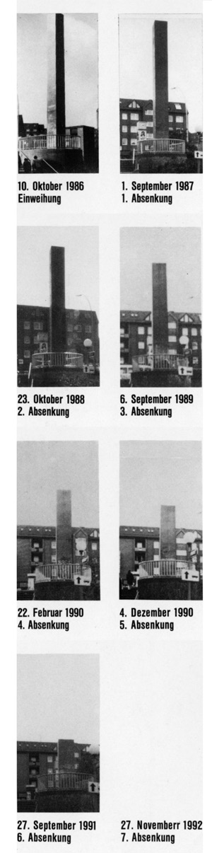 Monumento contra el fascismo de Jochen Gerz y Esther Shalev-Gerz (1986-1996)12